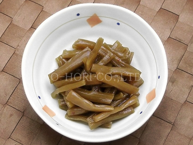 蕗油炒め・皿(2)