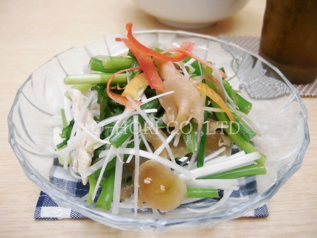 ザーサイと青葱の和えもの