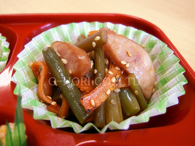 ソーセージのスタミナ炒め