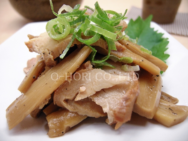 チャーシュー黒胡椒メンマ