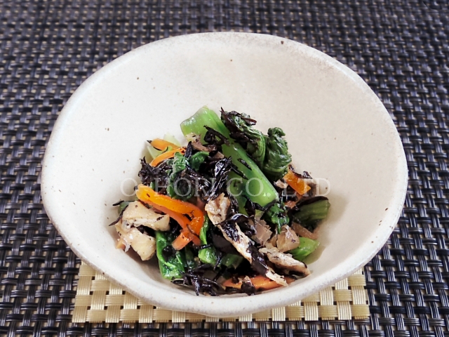 小松菜のひじき和え