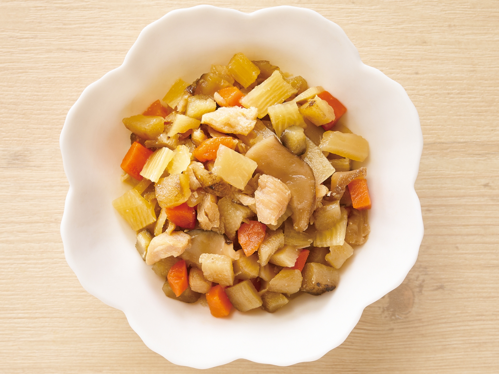 Oh ! 米フレンズ 具が大きい鶏五目