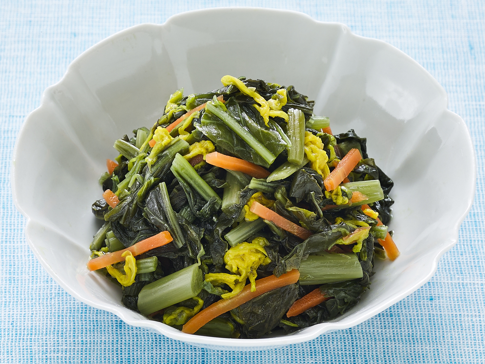 わさび菜おひたし